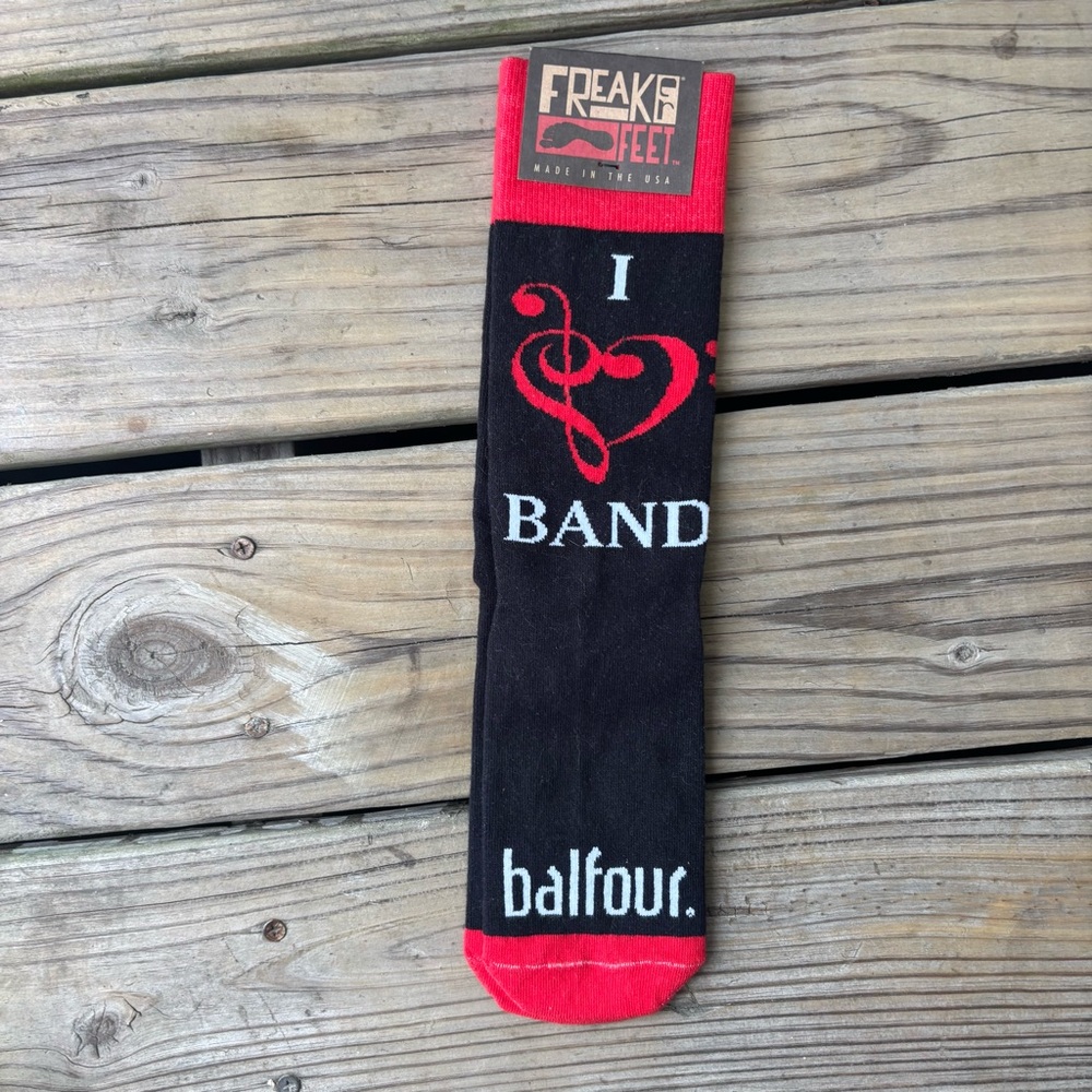 Freaker Feet “I Love Band” Socks